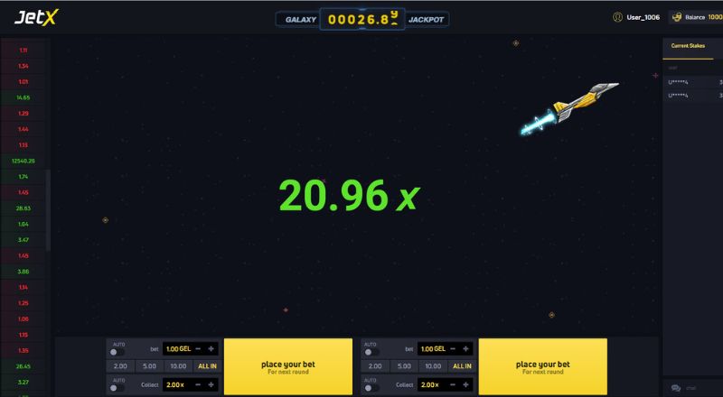 بازی انفجار خارجی جت ایکس